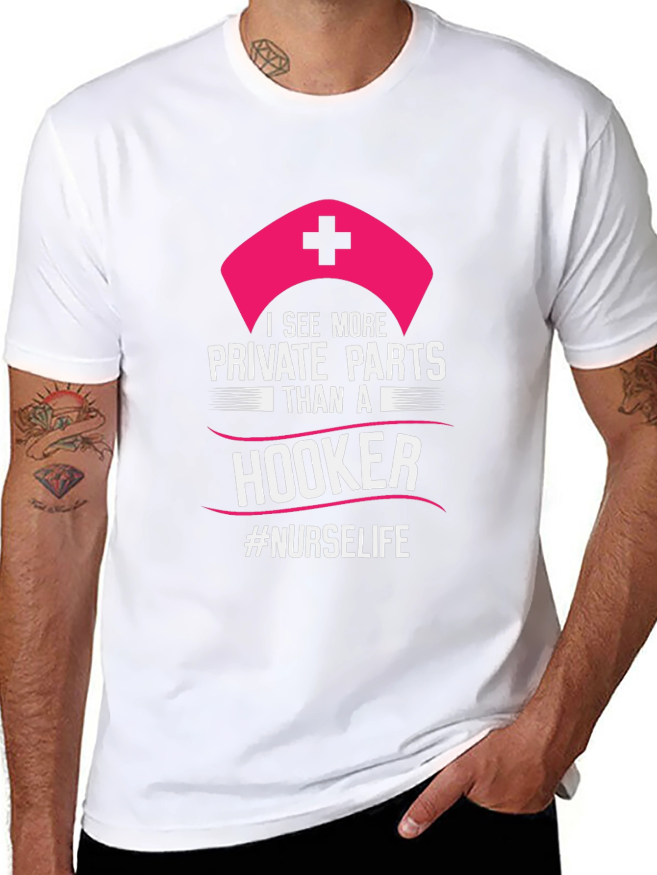Funny Nurse T-Shirt: I See More Private Parts