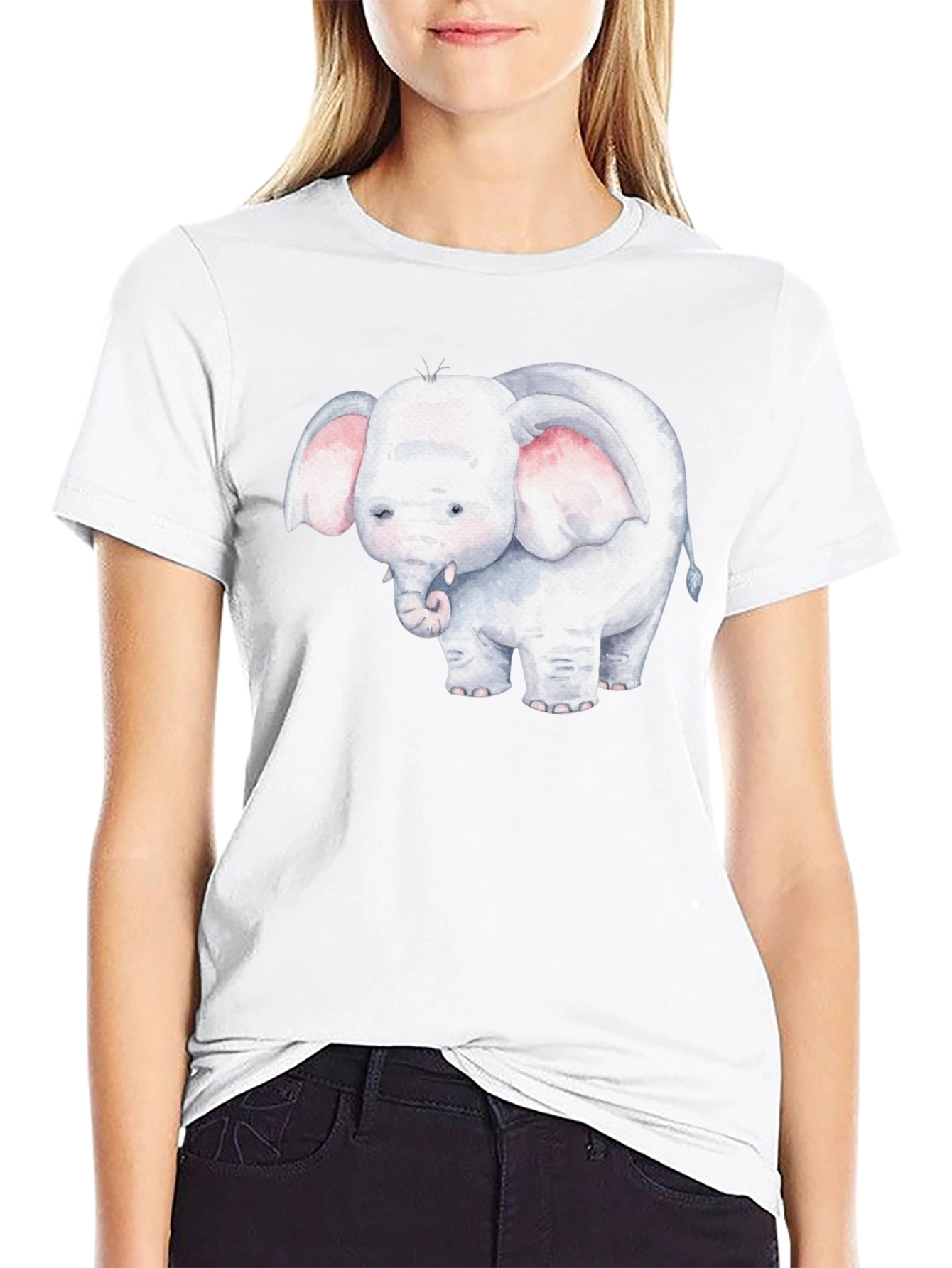 Elephant Graphic Tee - Cute & Comfortable