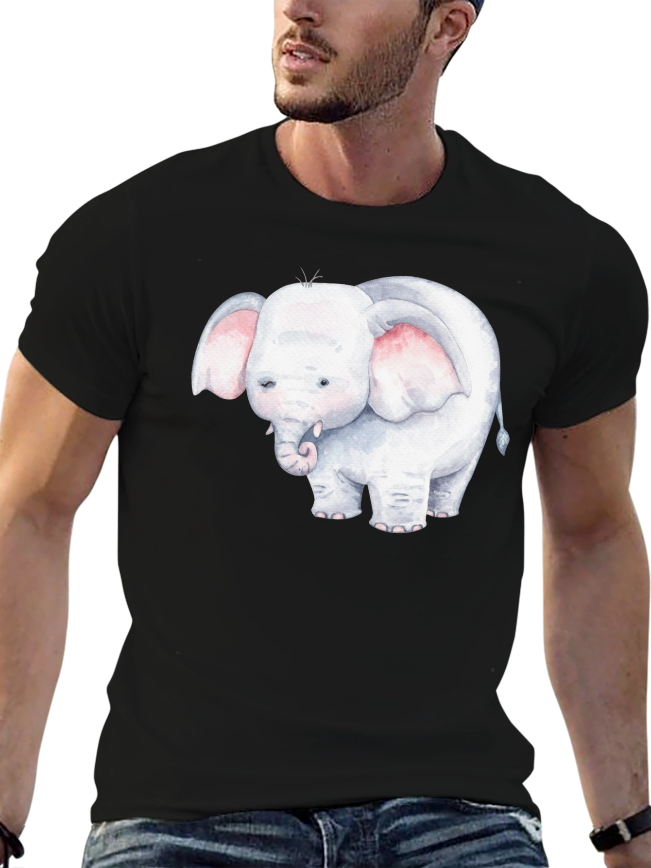 Elephant Graphic Tee - Cute & Comfortable