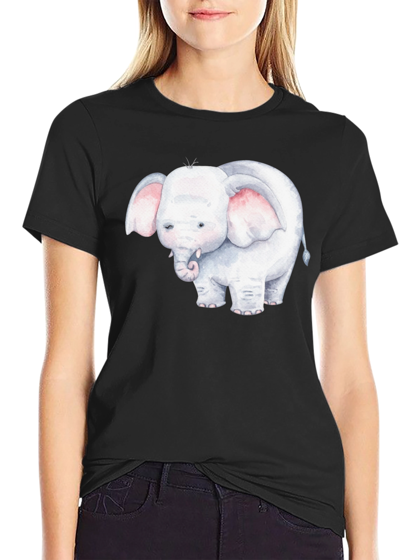 Elephant Graphic Tee - Cute & Comfortable