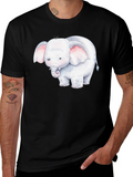 Elephant Graphic Tee - Cute & Comfortable