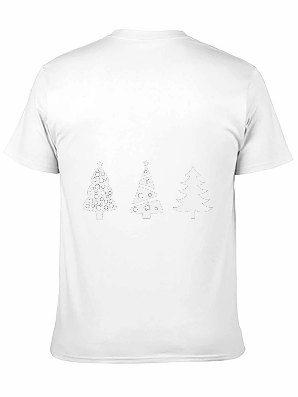 Holiday Tree Graphic Tee - Black