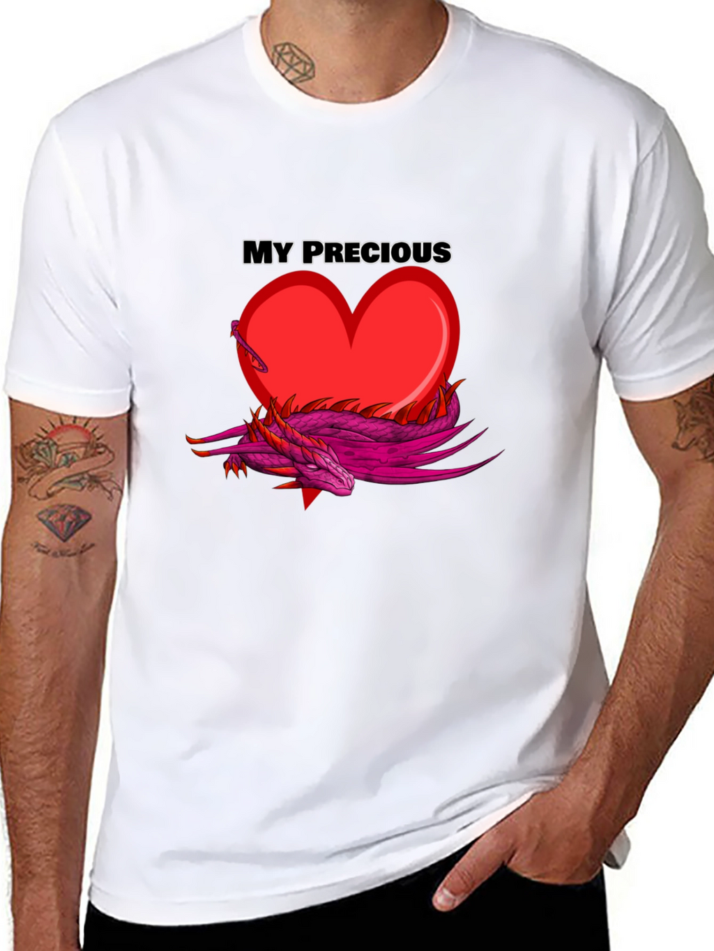 My Precious Heart Dragon Graphic Tee