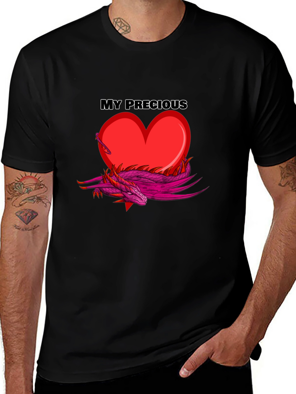 My Precious Heart Dragon Graphic Tee