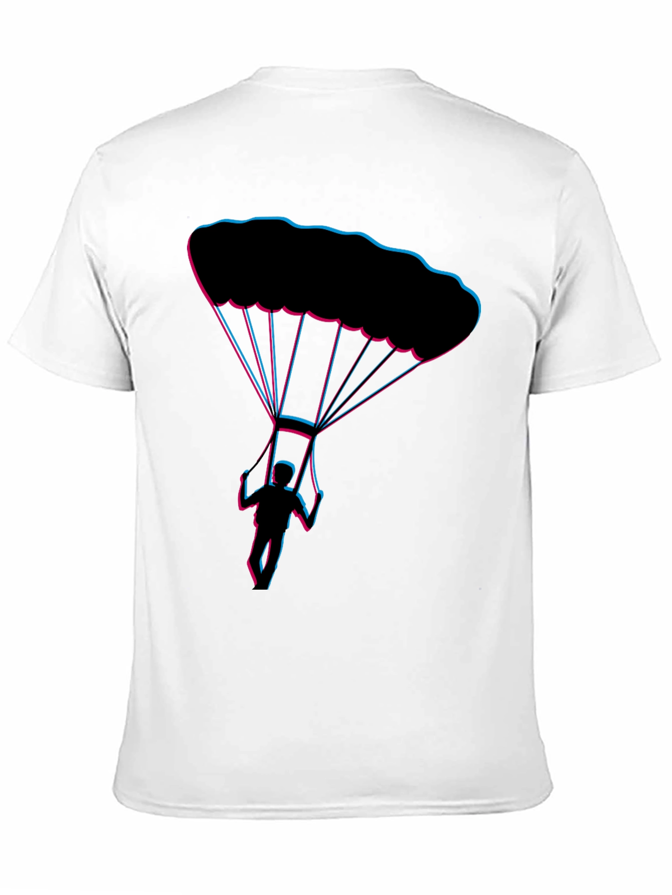 Parachute Design Black Tee
