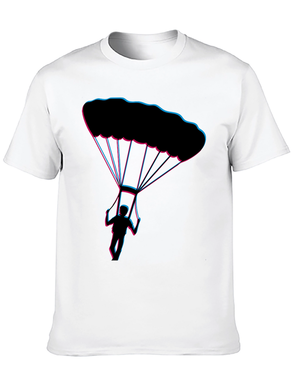Parachute Design Black Tee