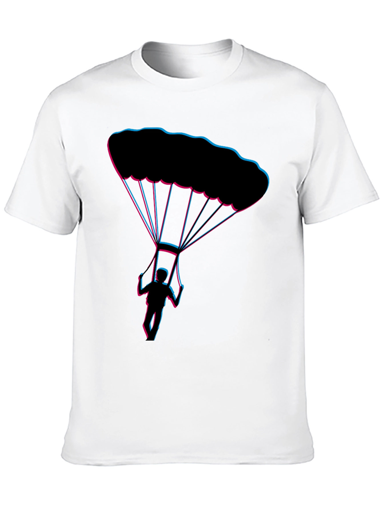 Parachute Design Black Tee