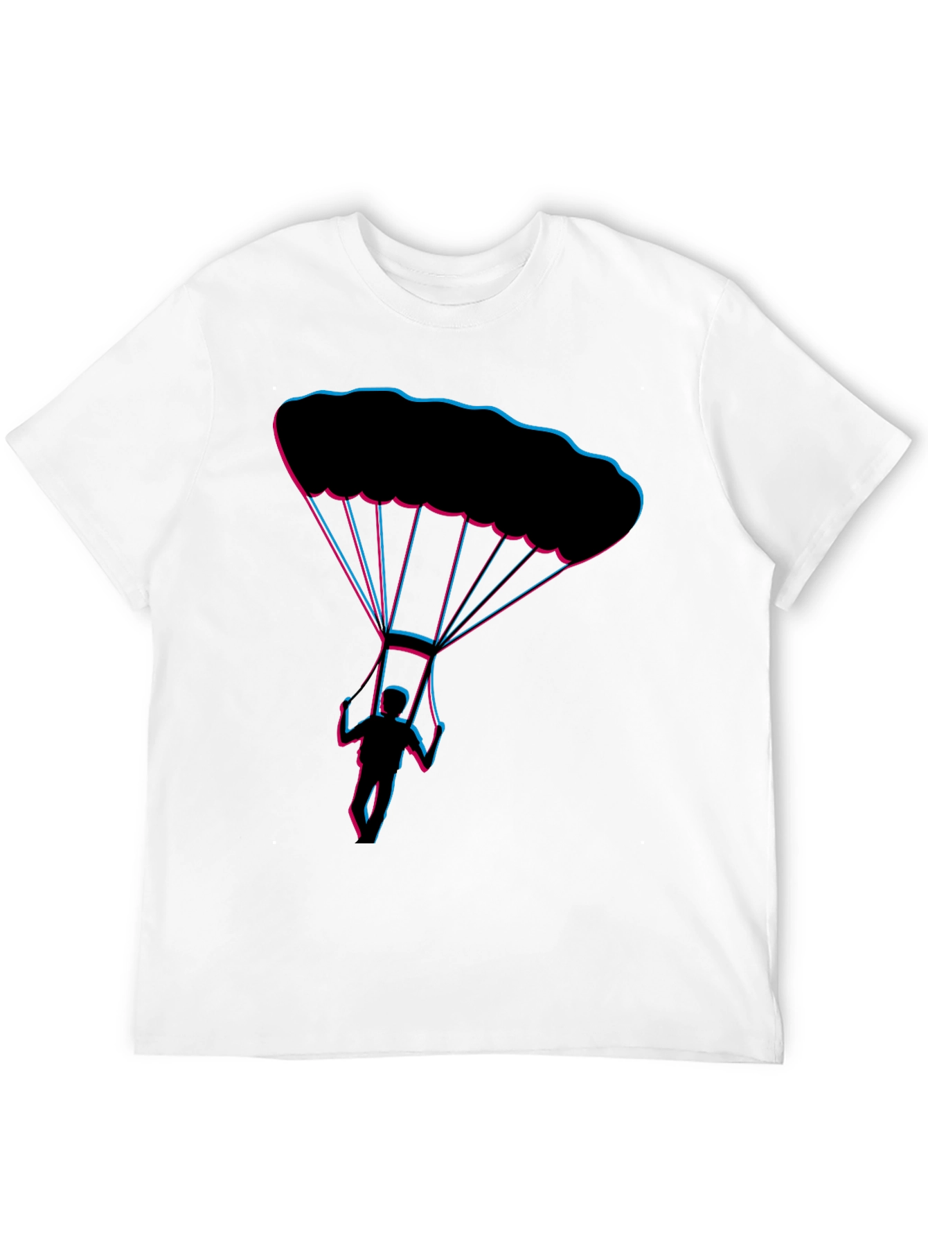 Parachute Design Black Tee