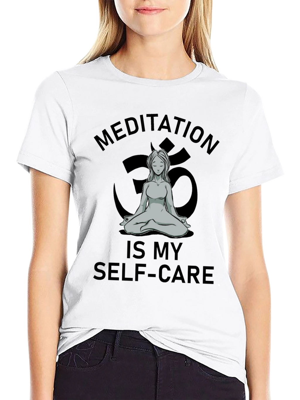 Meditation Self-Care Graphic Tee