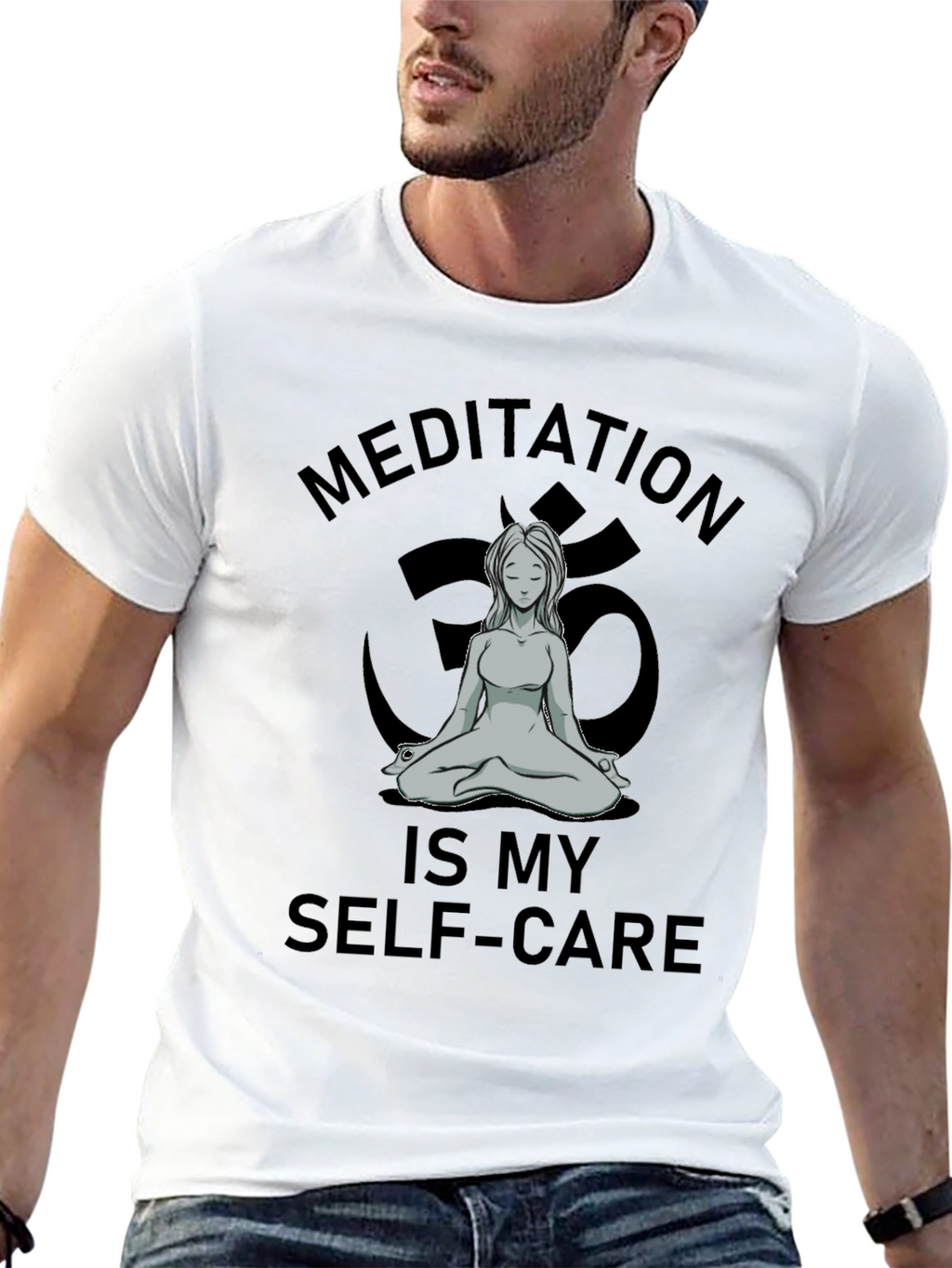 Meditation Self-Care Graphic Tee