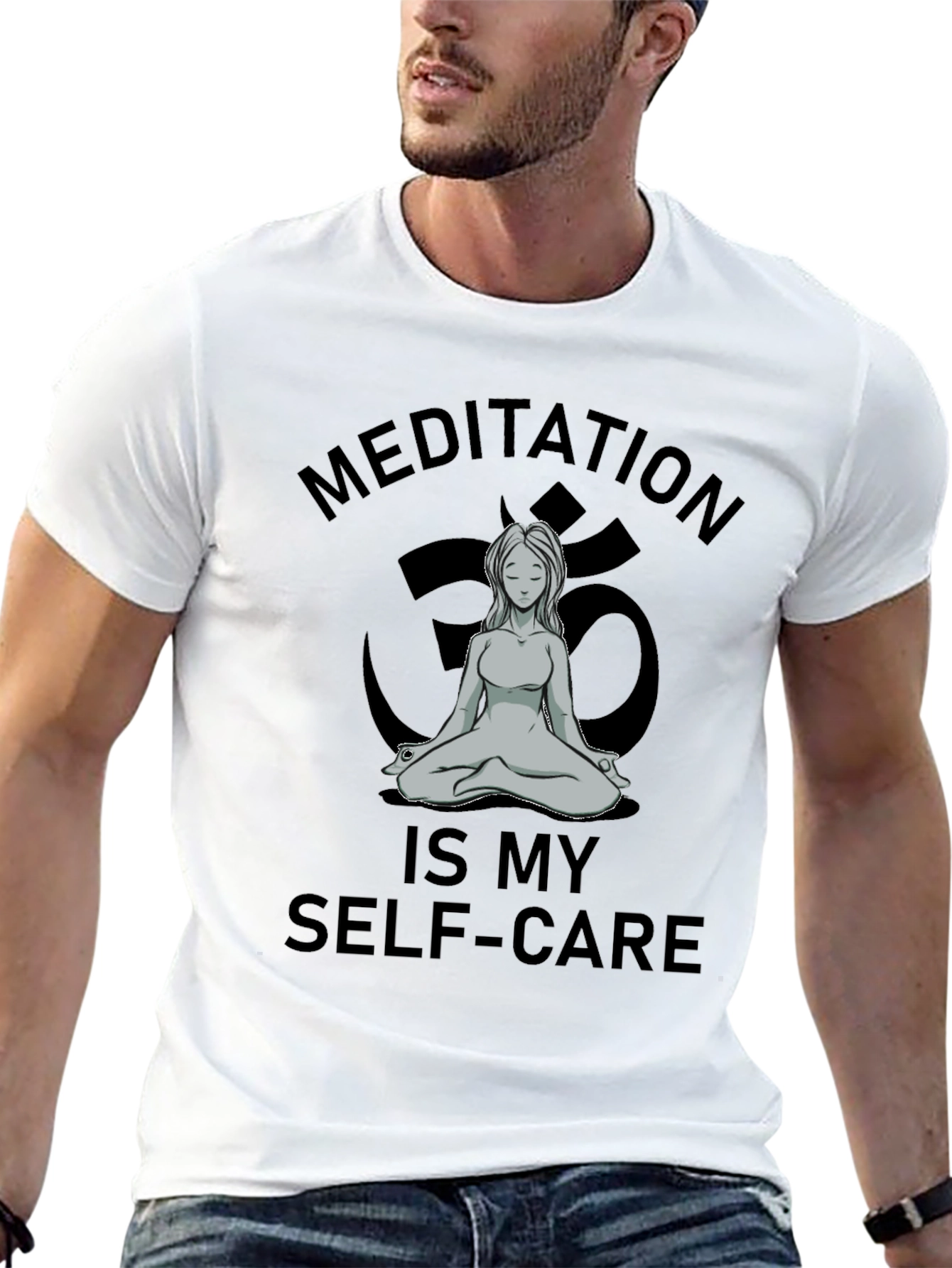 Meditation Self-Care Graphic Tee