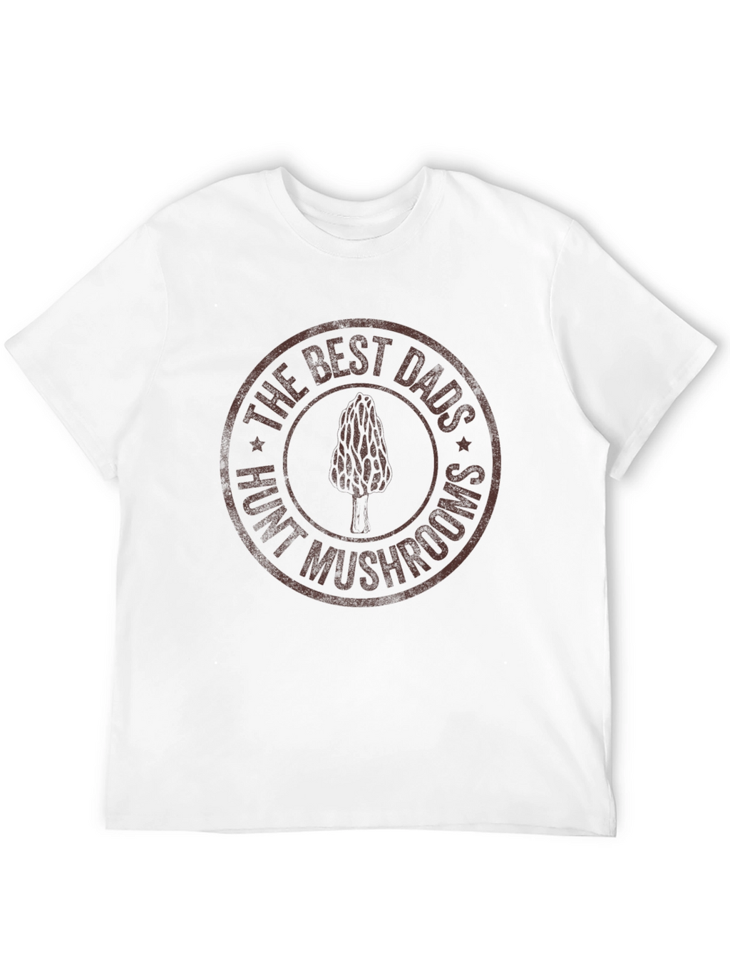 Best Dads Hunt Mushrooms Graphic Tee