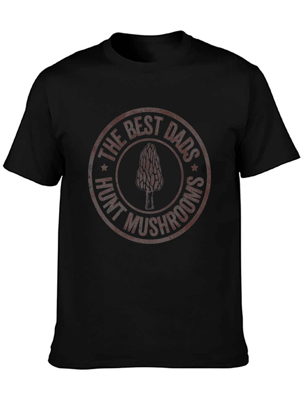 Best Dads Hunt Mushrooms Graphic Tee