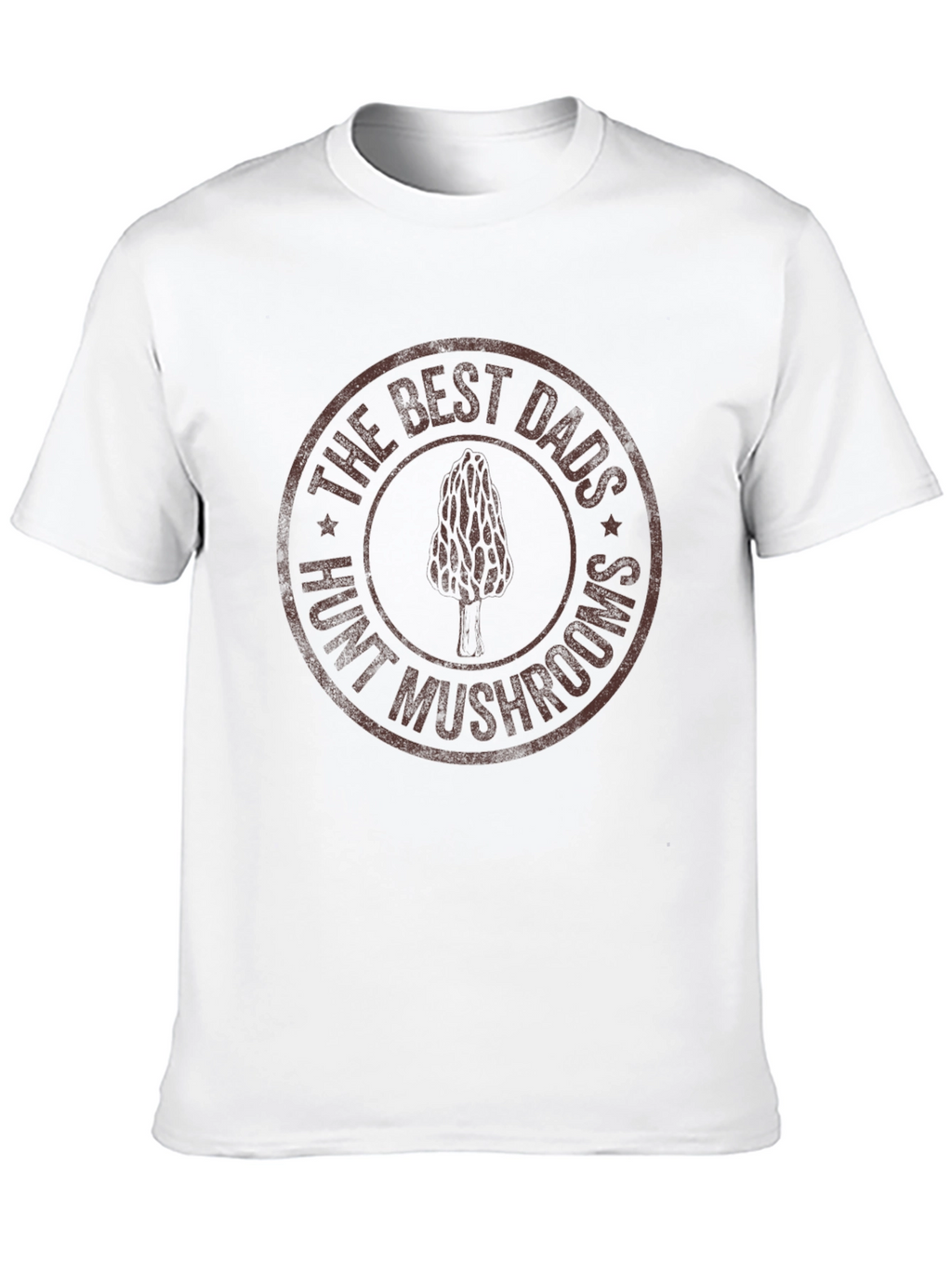 Best Dads Hunt Mushrooms Graphic Tee