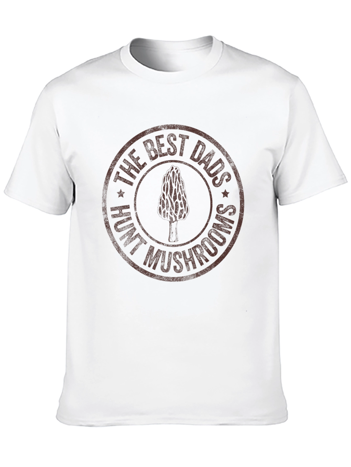 Best Dads Hunt Mushrooms Graphic Tee