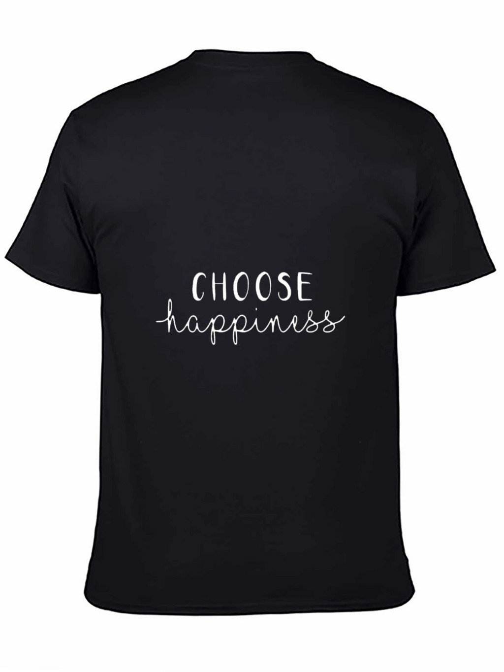 Choose Happiness Black T-Shirt