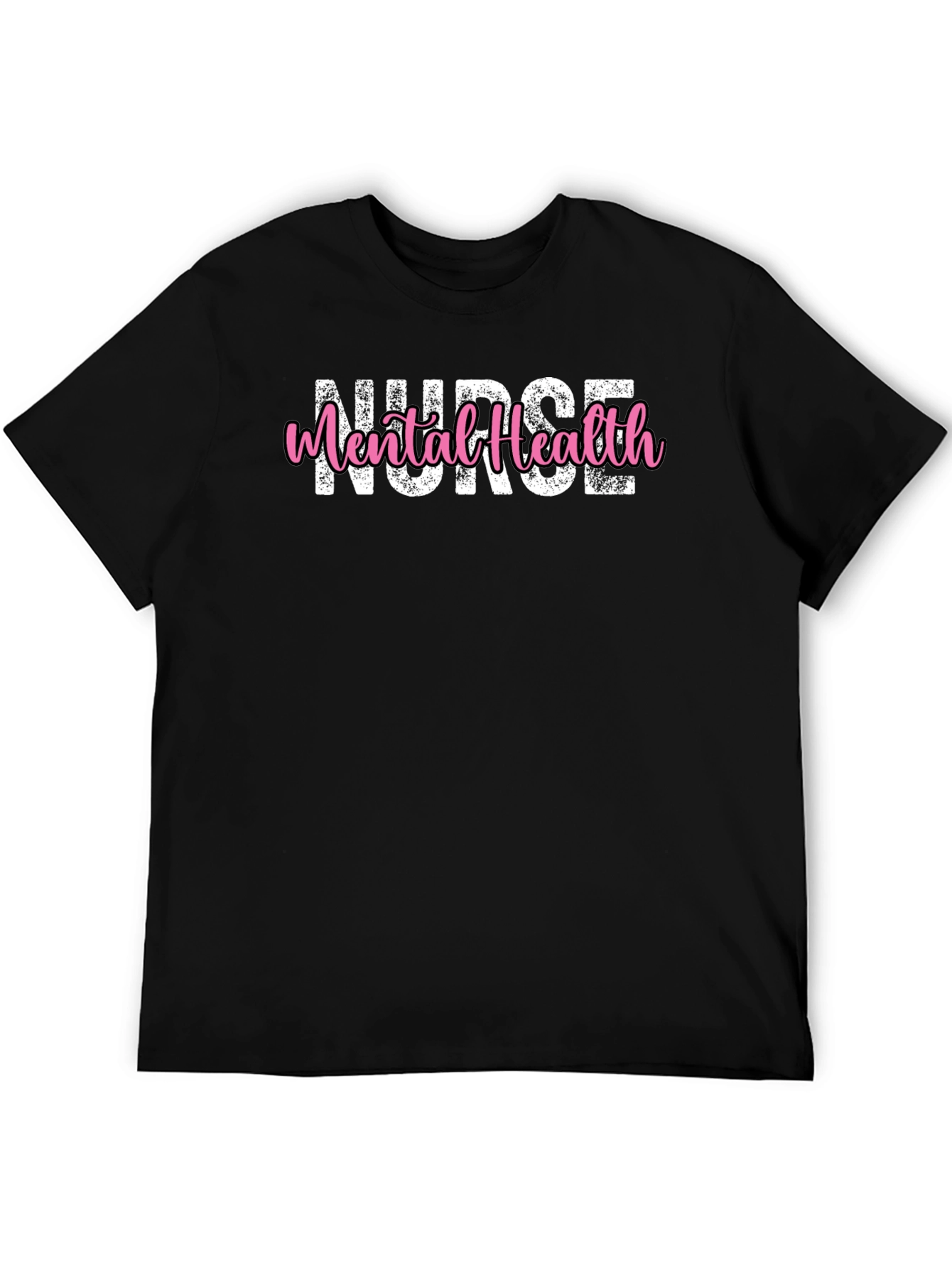 Mental Health Nurse T-Shirt - Unisex Black Tee