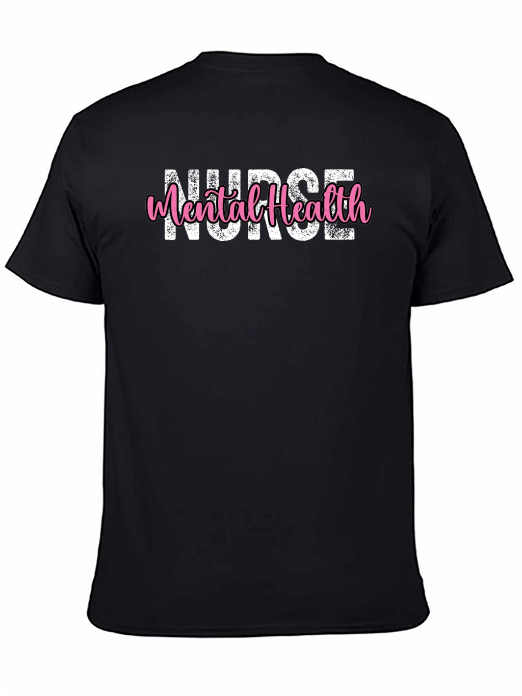 Mental Health Nurse T-Shirt - Unisex Black Tee