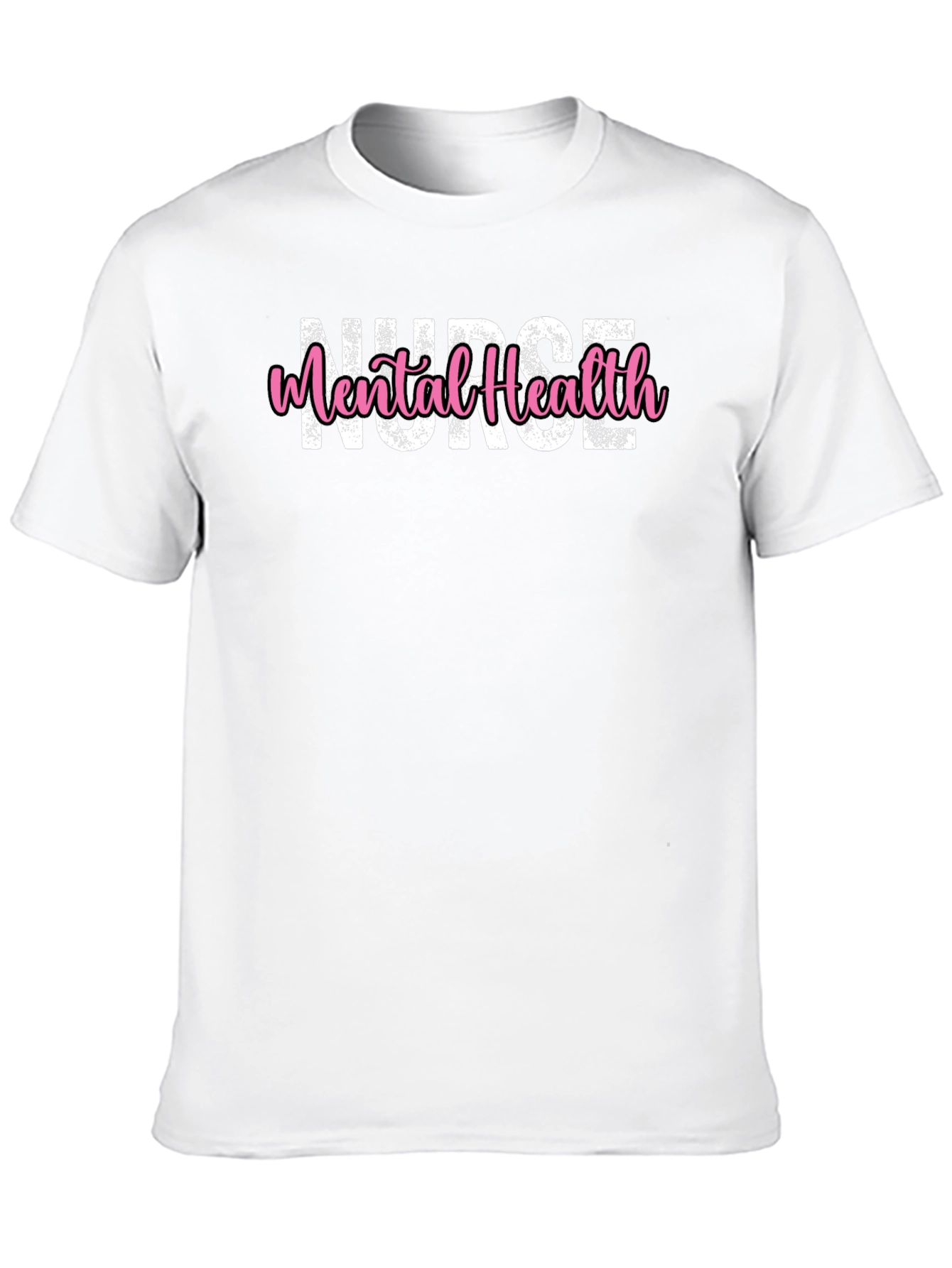 Mental Health Nurse T-Shirt - Unisex Black Tee