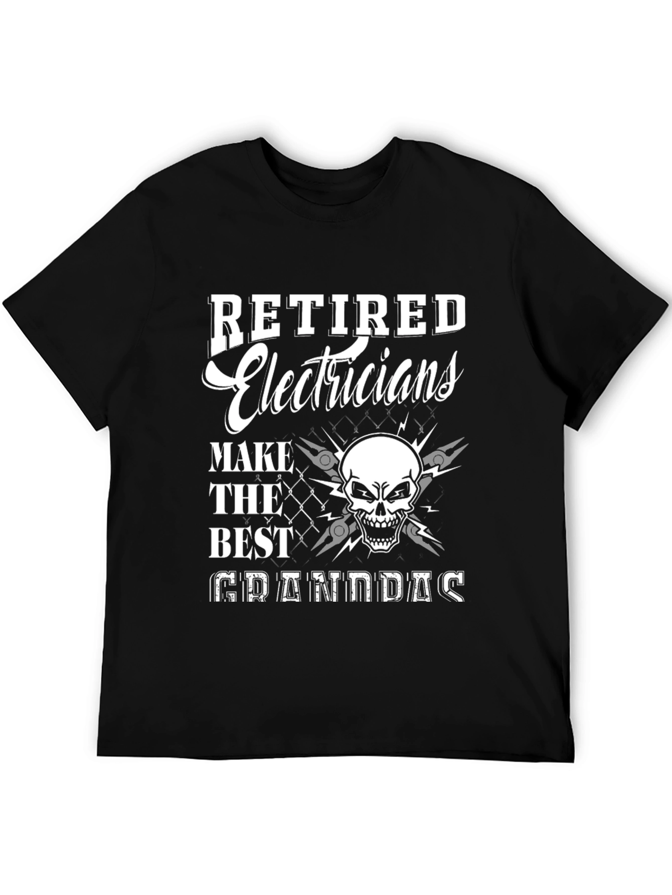 Retired Electrician Granddad T-Shirt