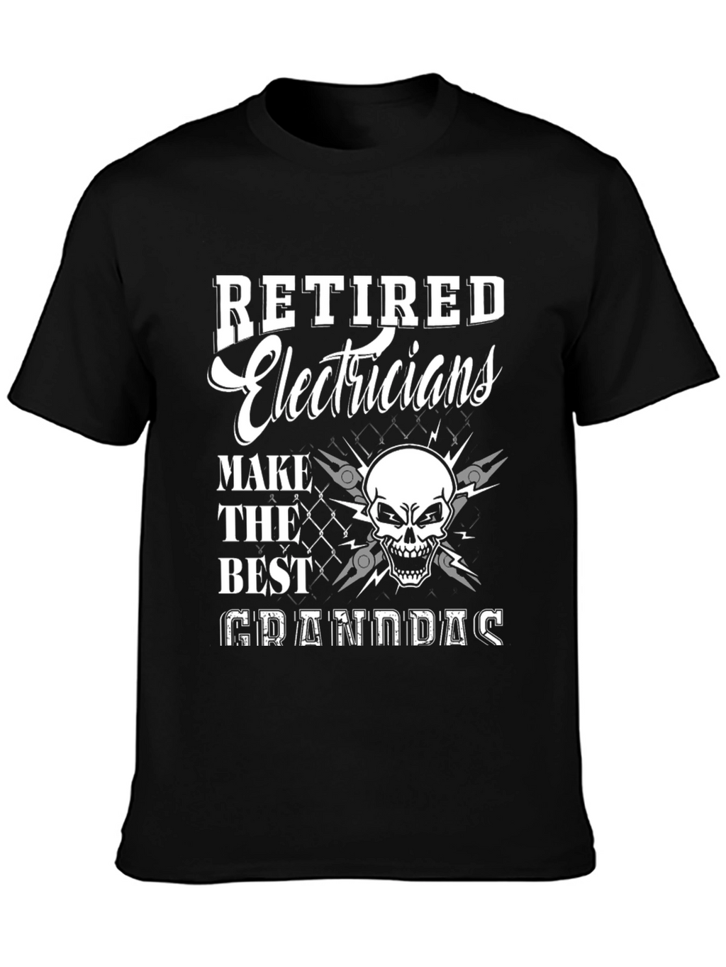 Retired Electrician Granddad T-Shirt
