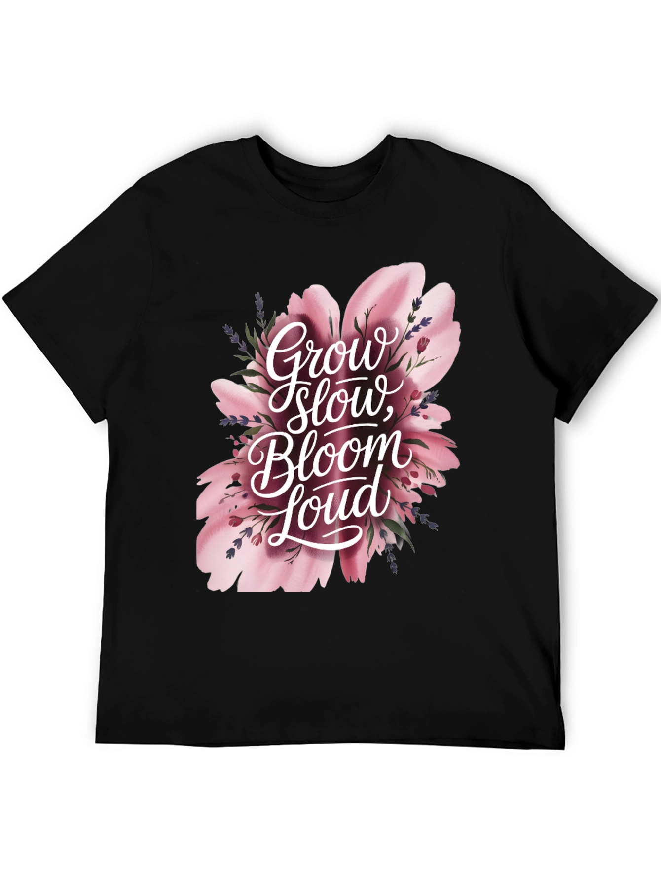 Grow Slow Bloom Loud Graphic Tee