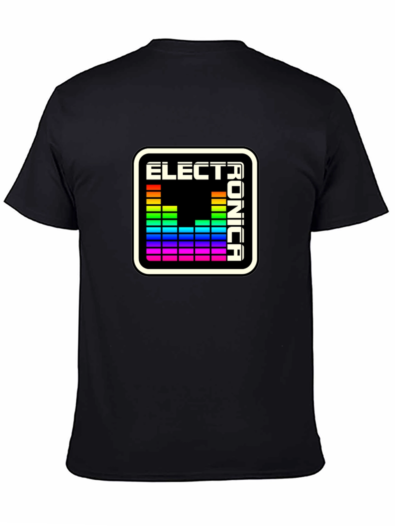 Electronica Spectrum Tee - Black Graphic T-Shirt