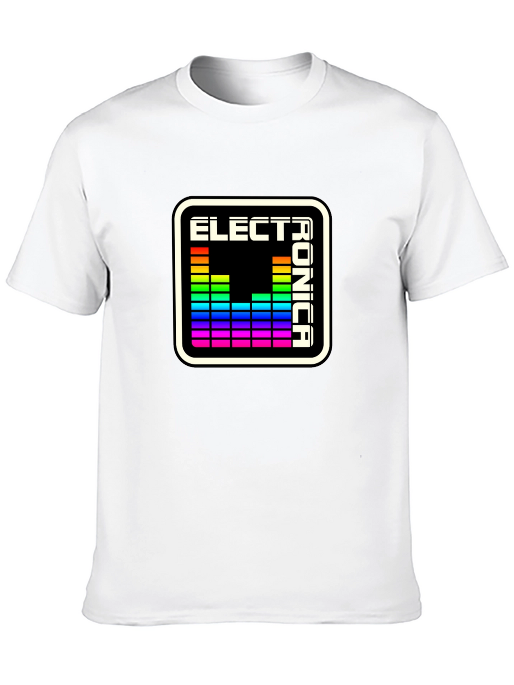 Electronica Spectrum Tee - Black Graphic T-Shirt