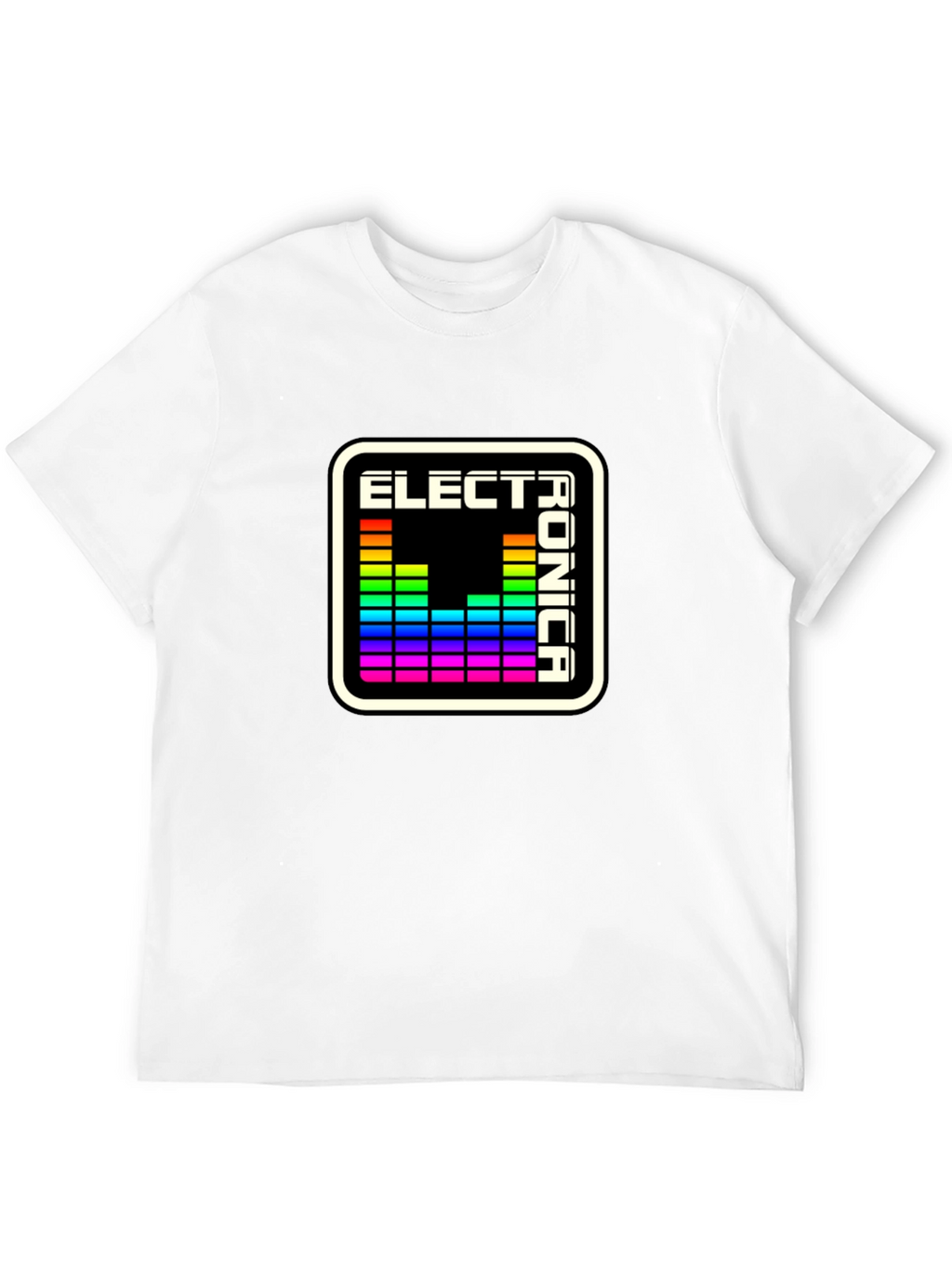 Electronica Spectrum Tee - Black Graphic T-Shirt