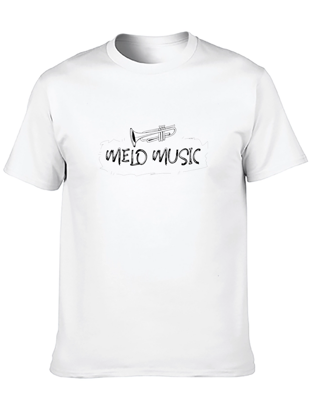 Melo Music Trumpet Graphic T-Shirt