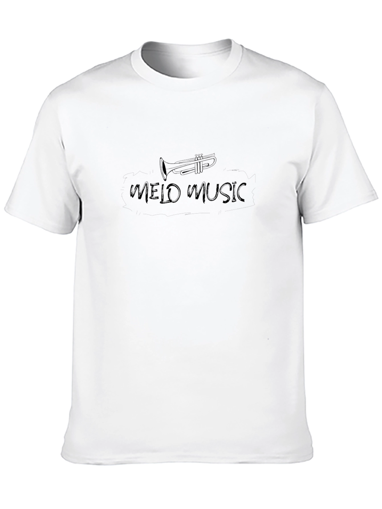 Melo Music Trumpet Graphic T-Shirt