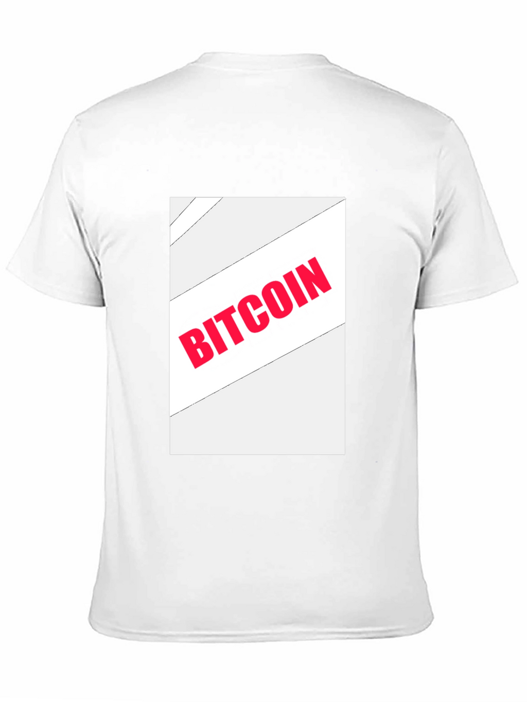 Bitcoin Graphic Print Black T-Shirt