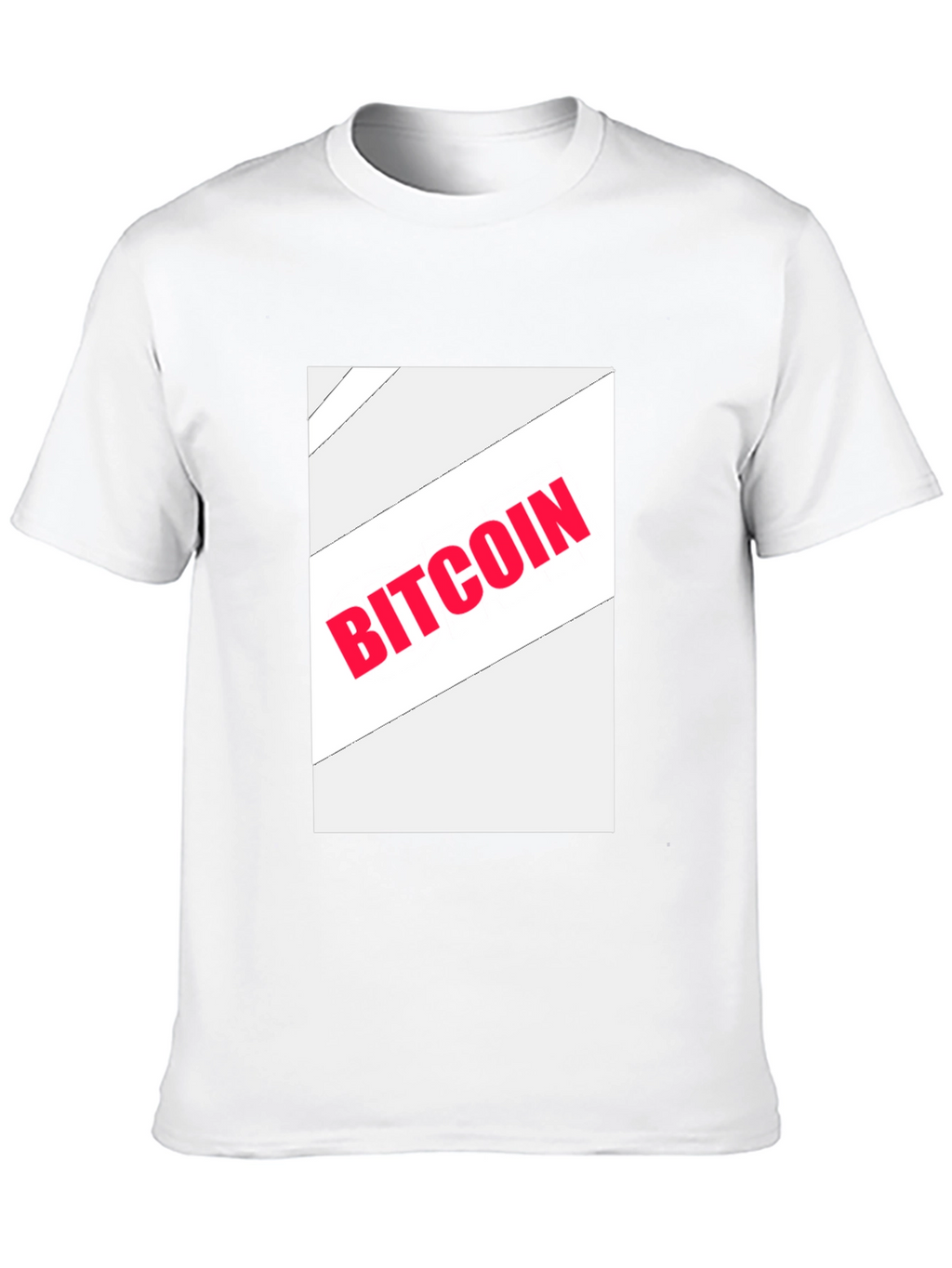 Bitcoin Graphic Print Black T-Shirt