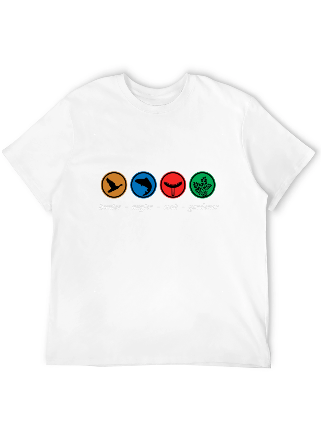 Hunter Angler Cook Gardener Graphic T-Shirt
