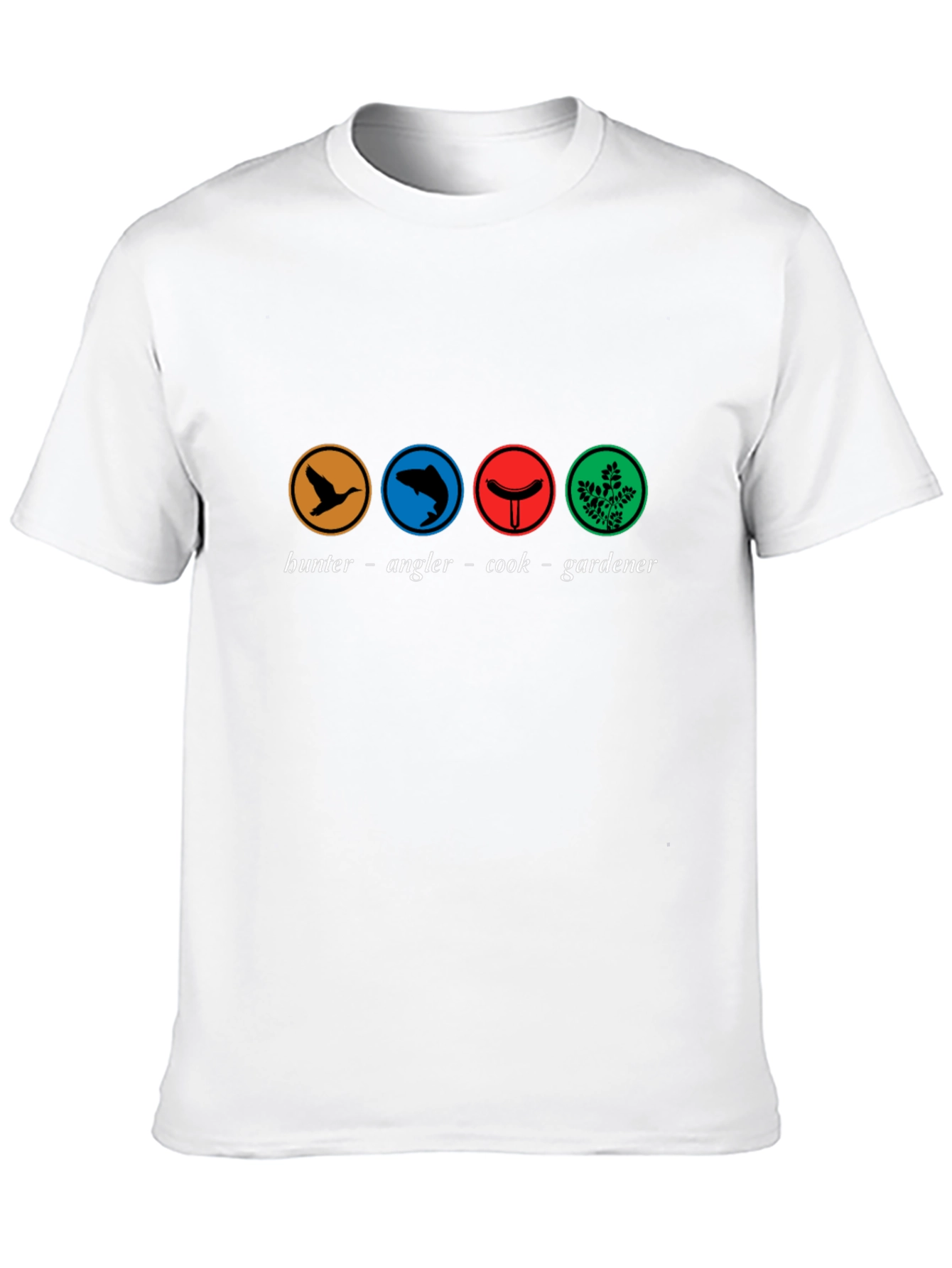 Hunter Angler Cook Gardener Graphic T-Shirt