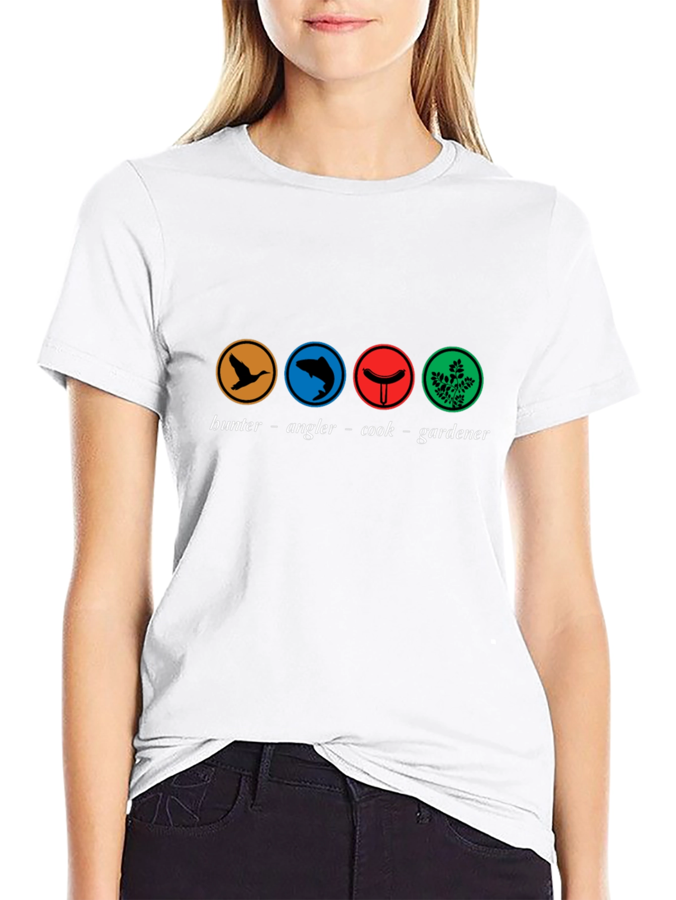 Hunter Angler Cook Gardener Graphic T-Shirt