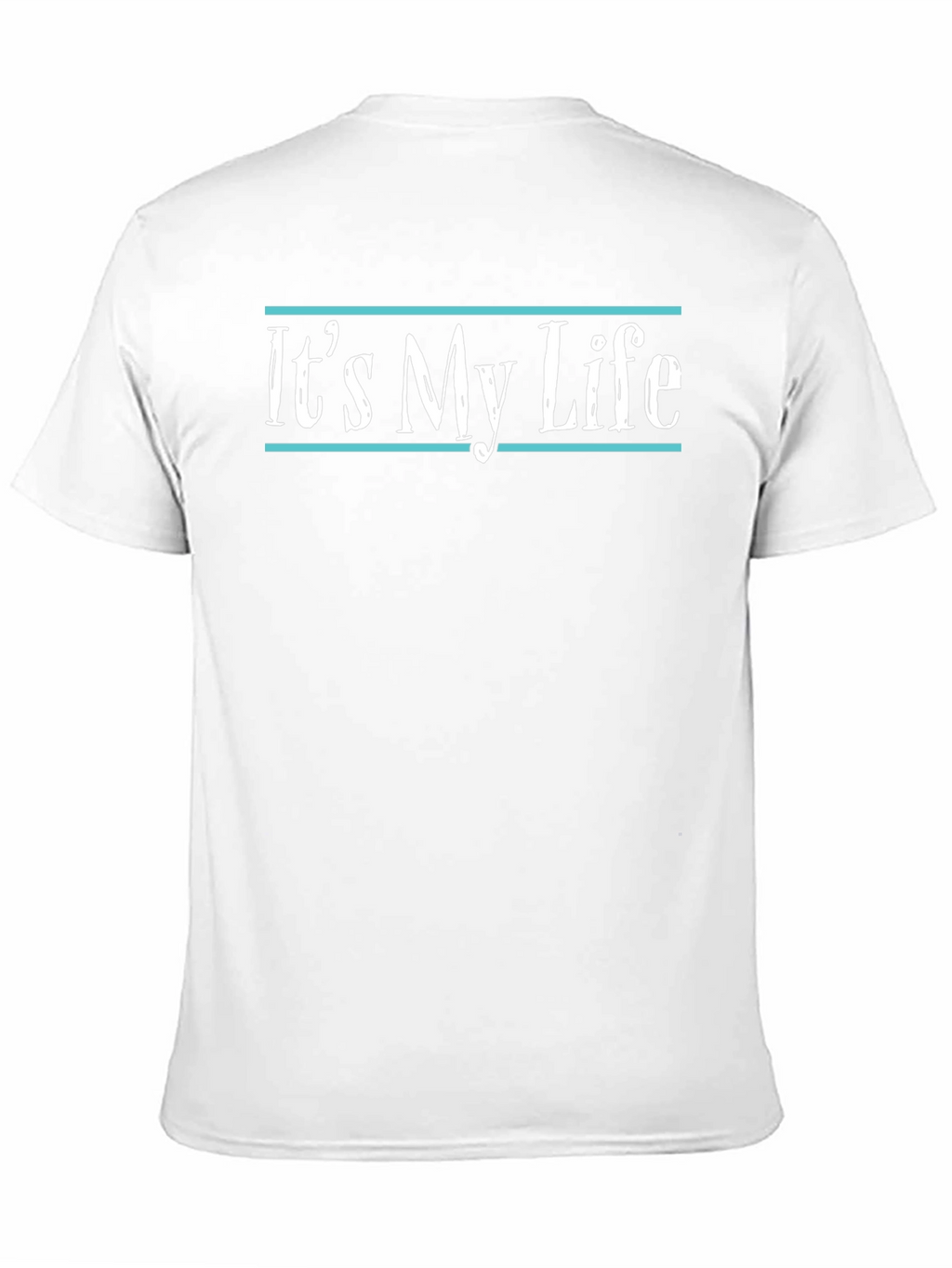 Its My Life Graphic Tee - Black Cotton Blend