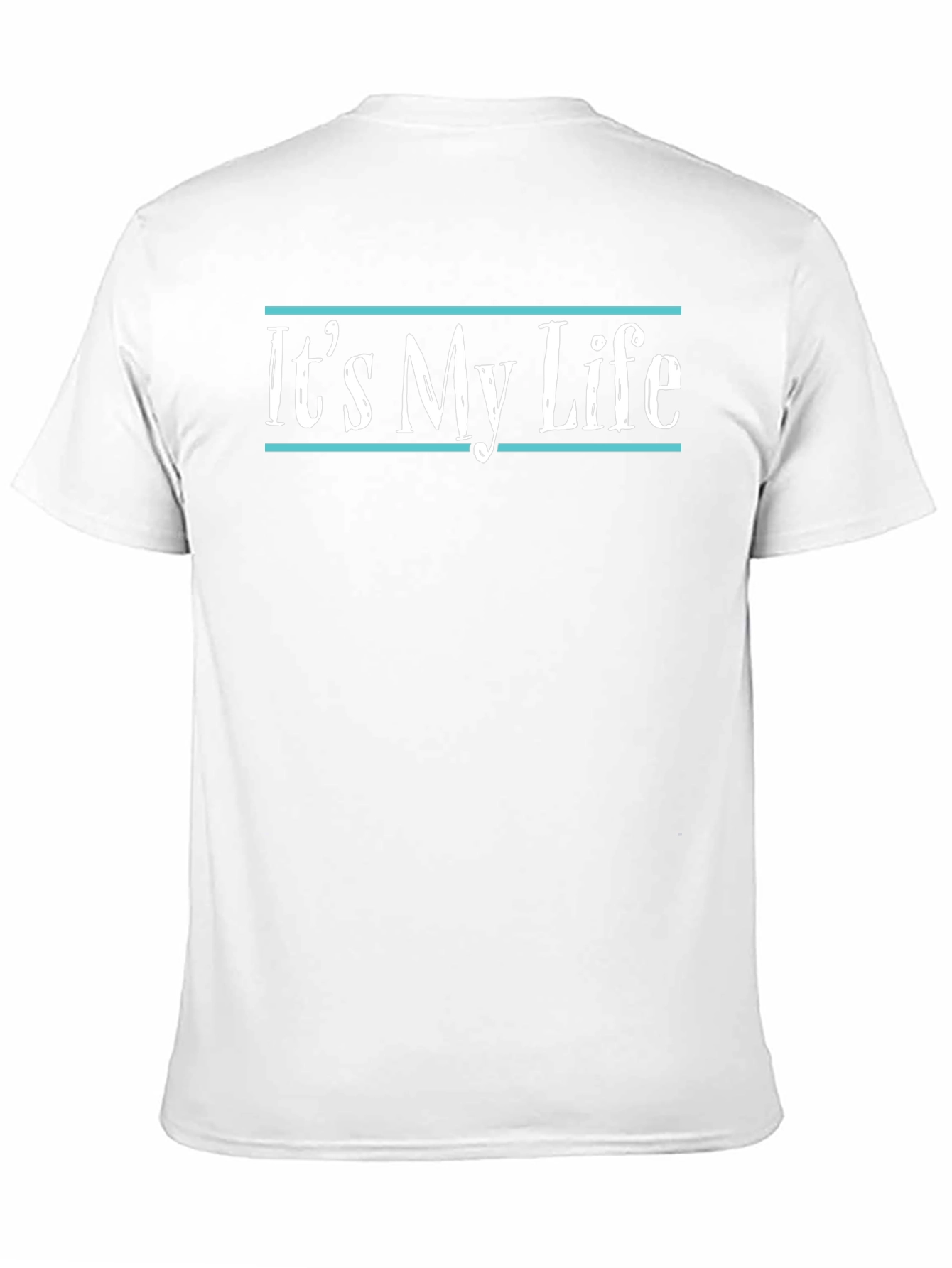 Its My Life Graphic Tee - Black Cotton Blend
