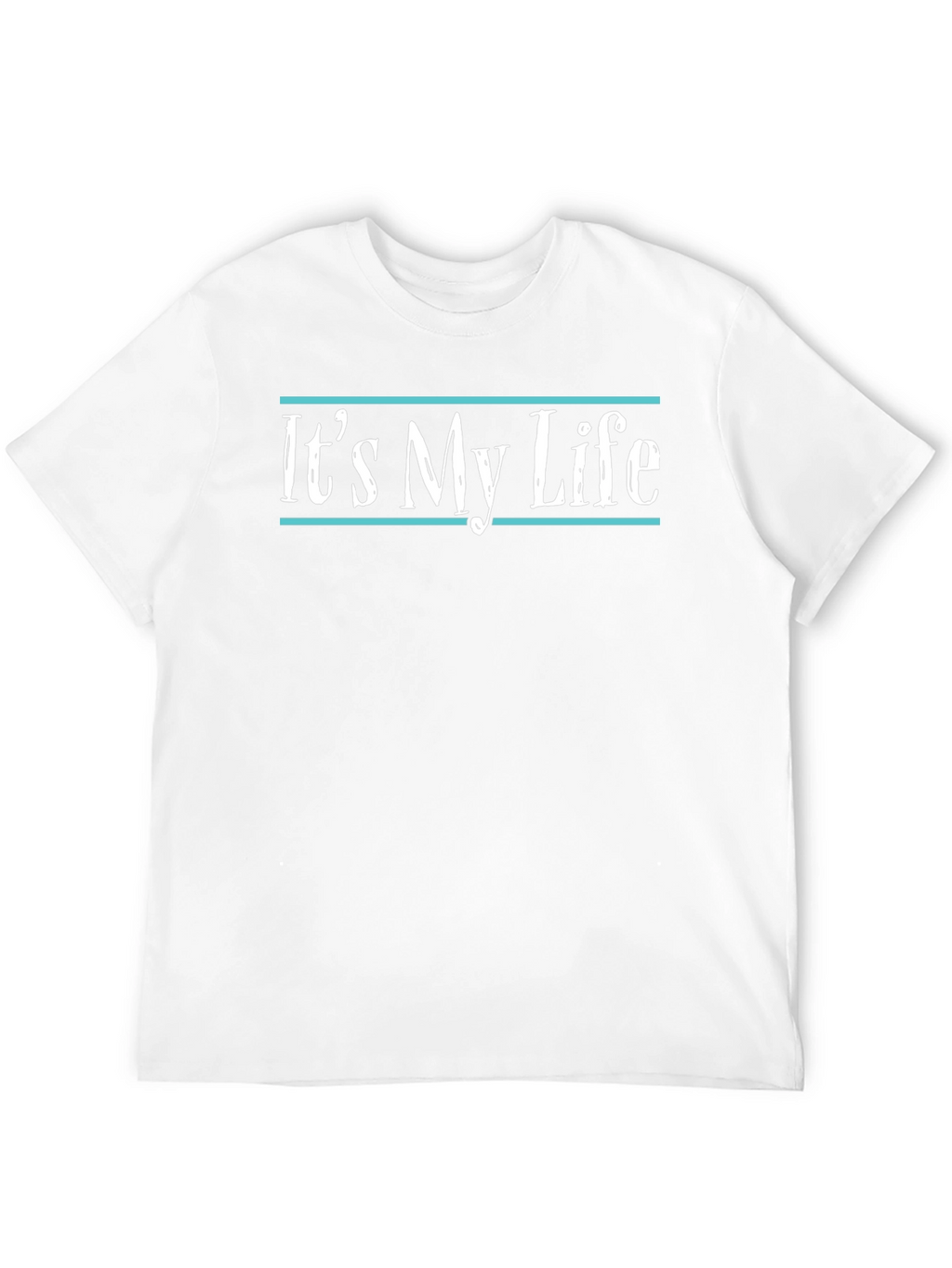 Its My Life Graphic Tee - Black Cotton Blend