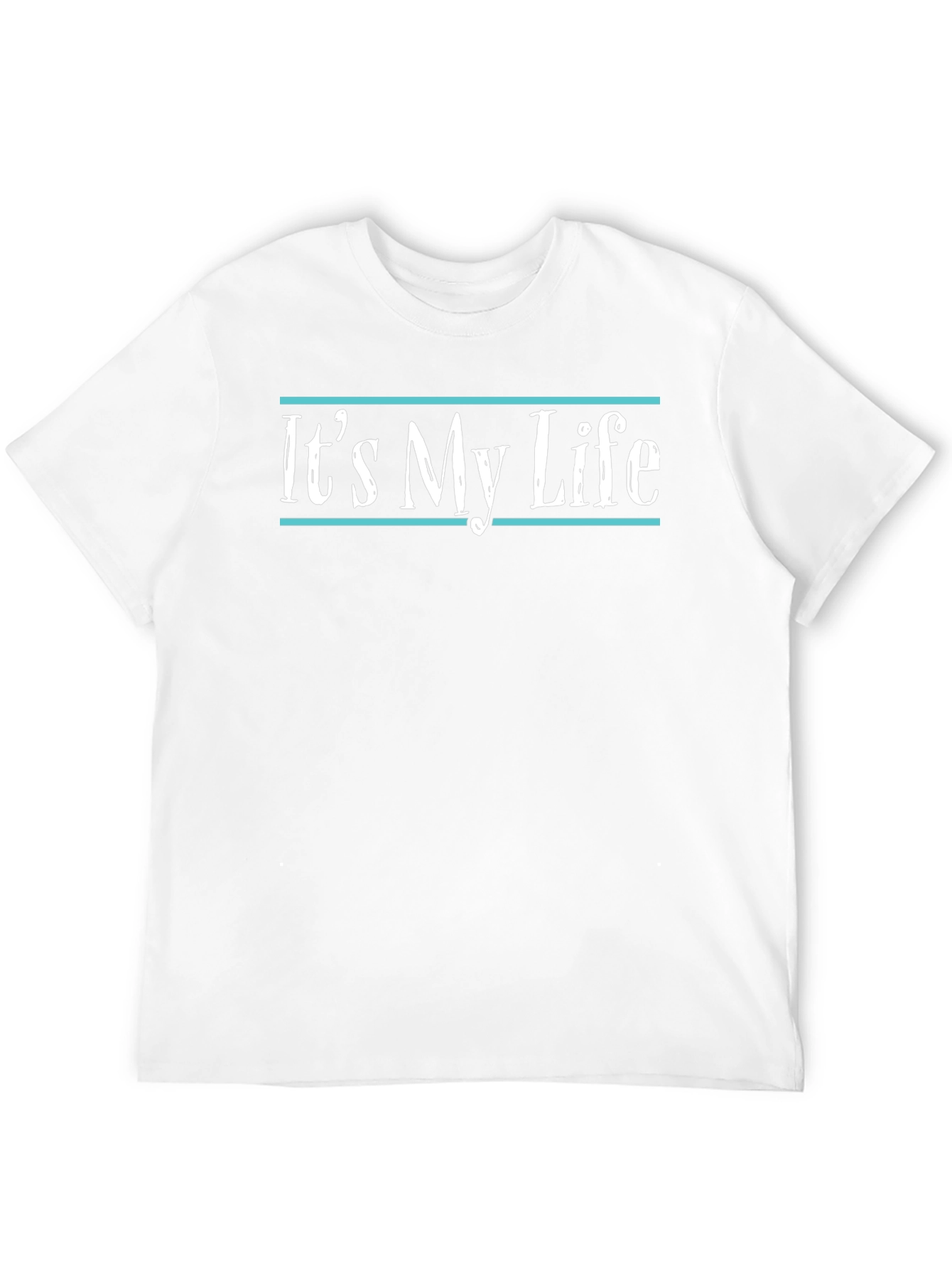 Its My Life Graphic Tee - Black Cotton Blend