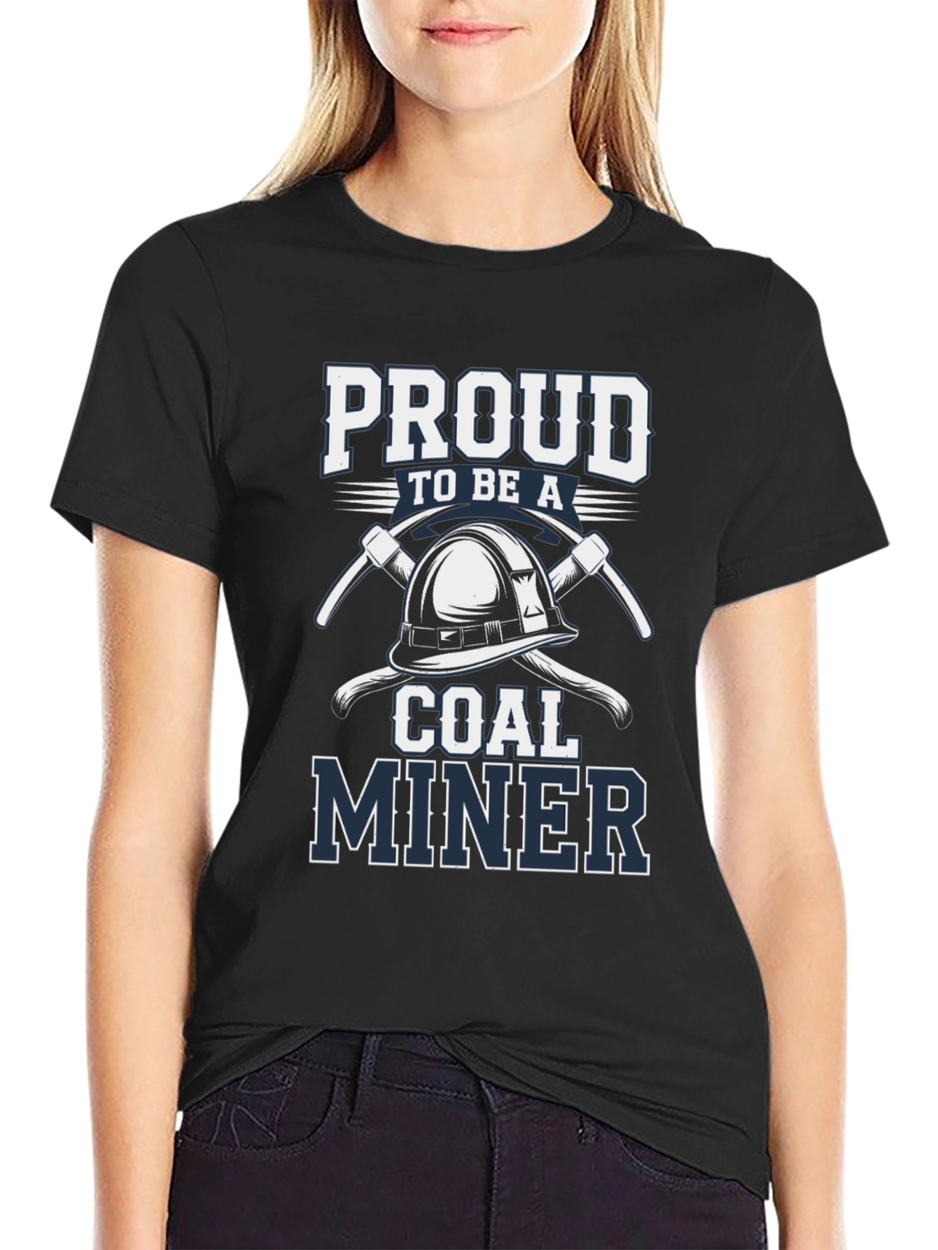 Proud Coal Miner Graphic T-Shirt