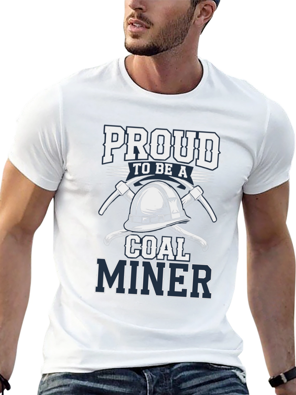 Proud Coal Miner Graphic T-Shirt