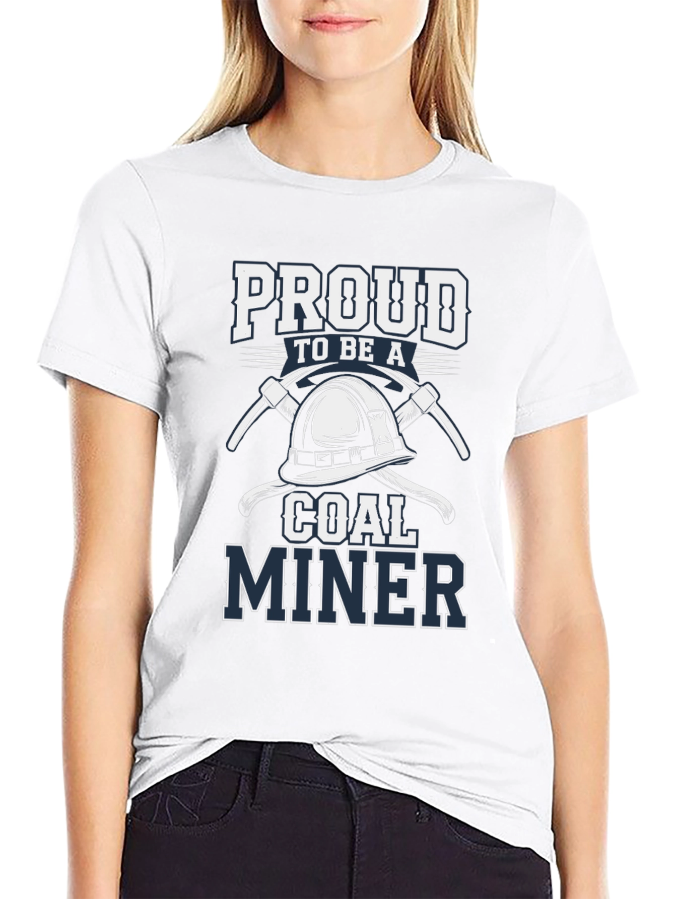 Proud Coal Miner Graphic T-Shirt