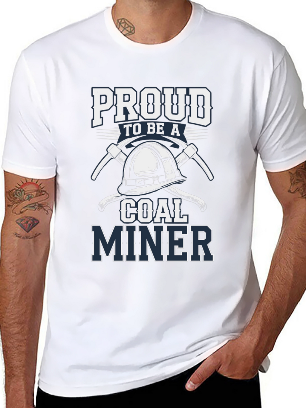Proud Coal Miner Graphic T-Shirt