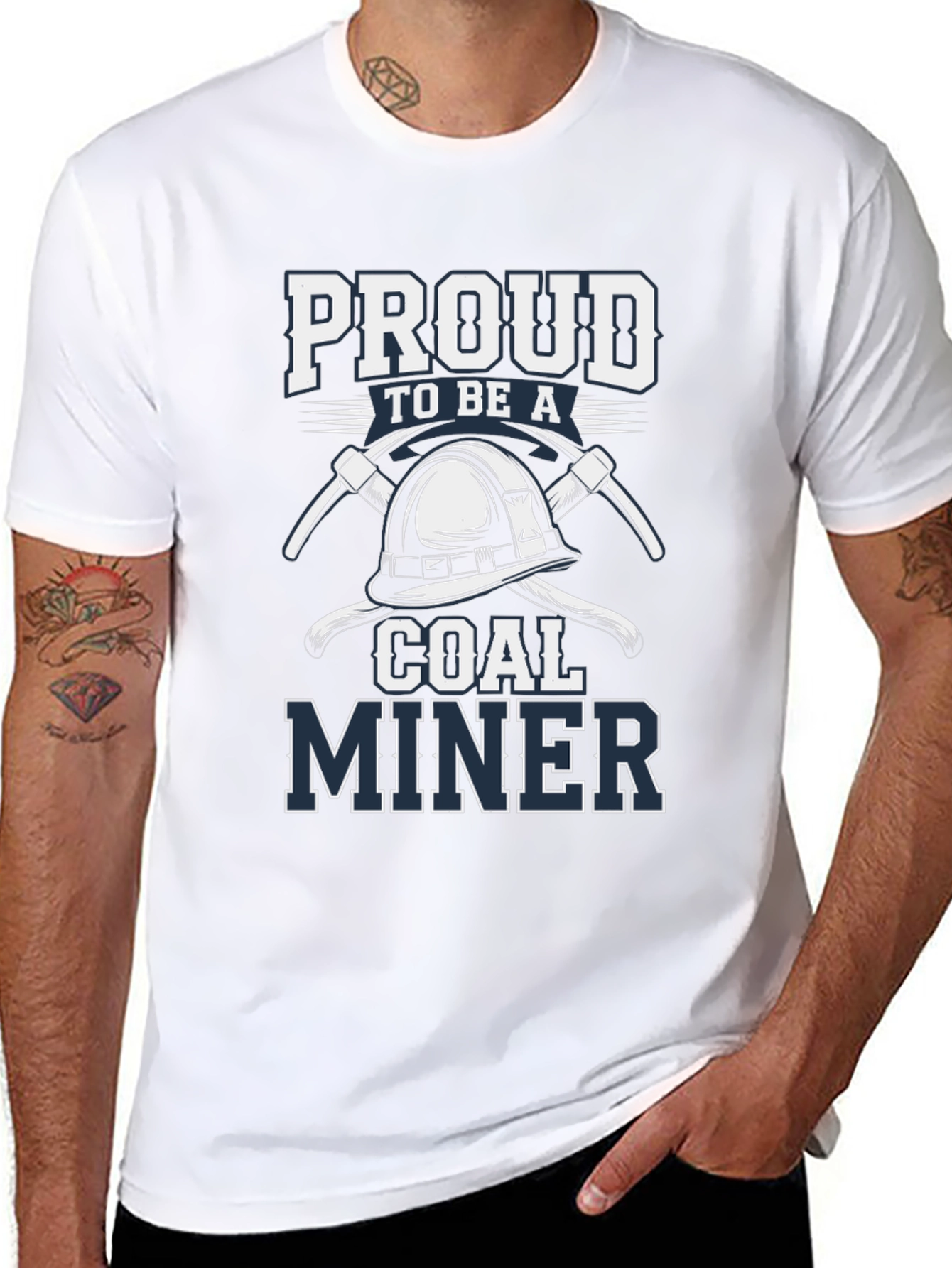 Proud Coal Miner Graphic T-Shirt