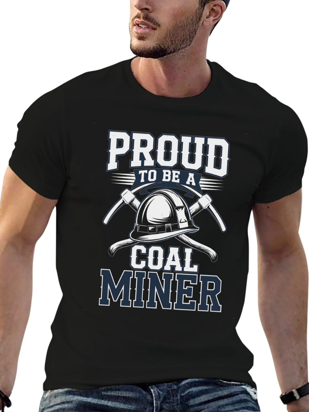 Proud Coal Miner Graphic T-Shirt