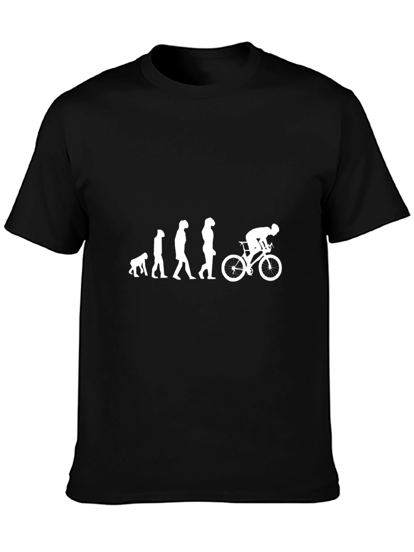 Evolution of a Cyclist T-Shirt - Black