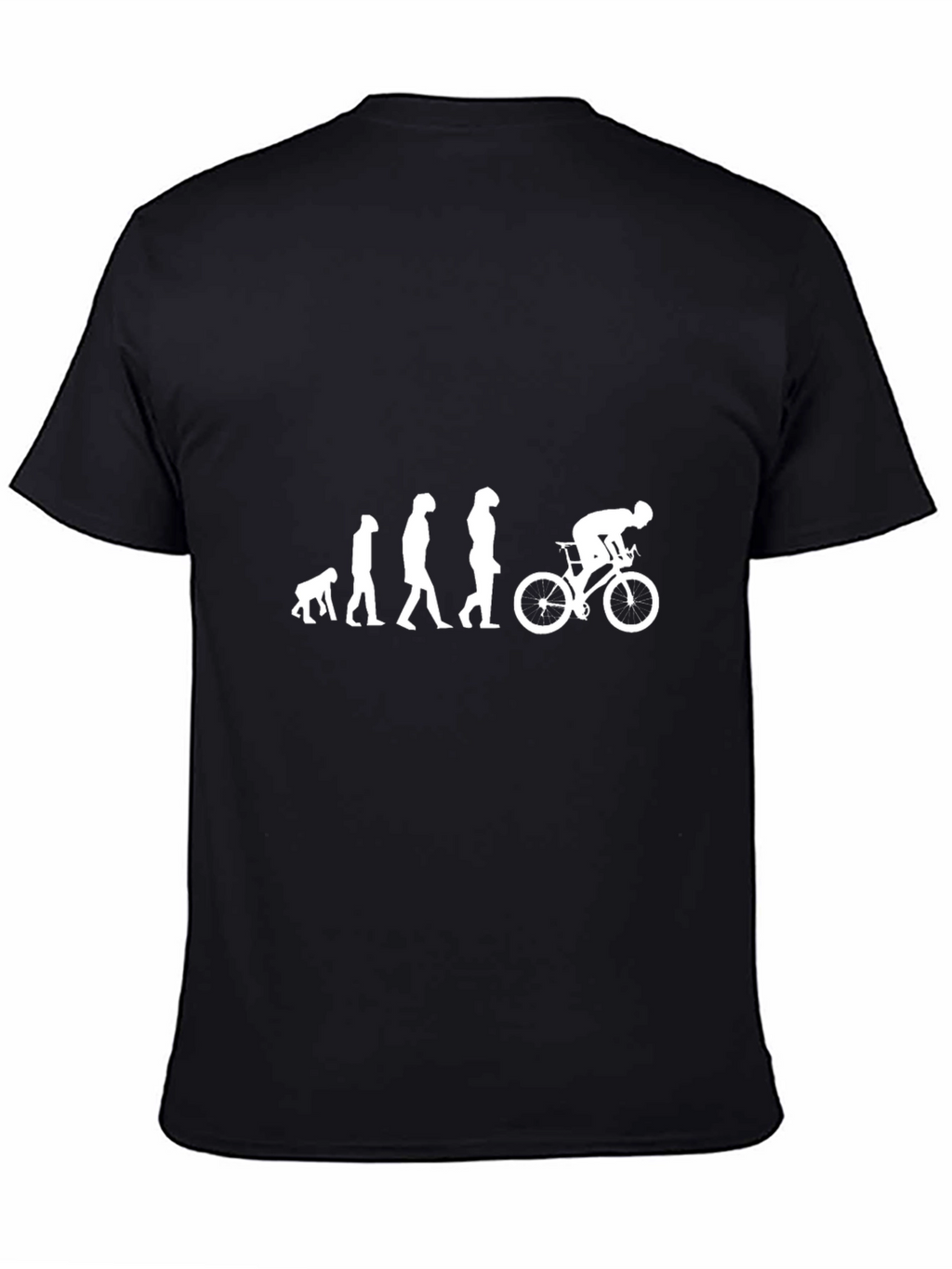 Evolution of a Cyclist T-Shirt - Black