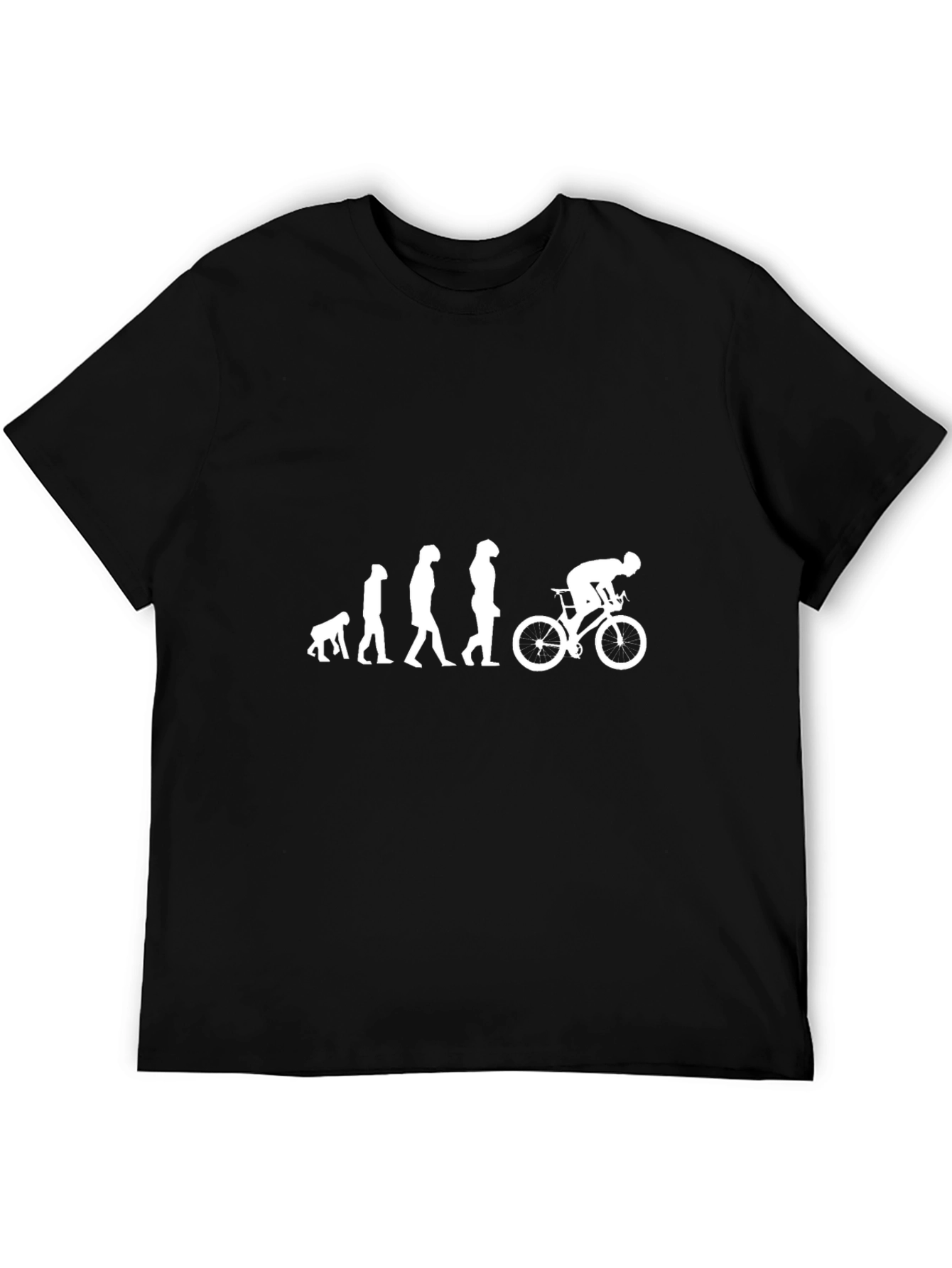 Evolution of a Cyclist T-Shirt - Black