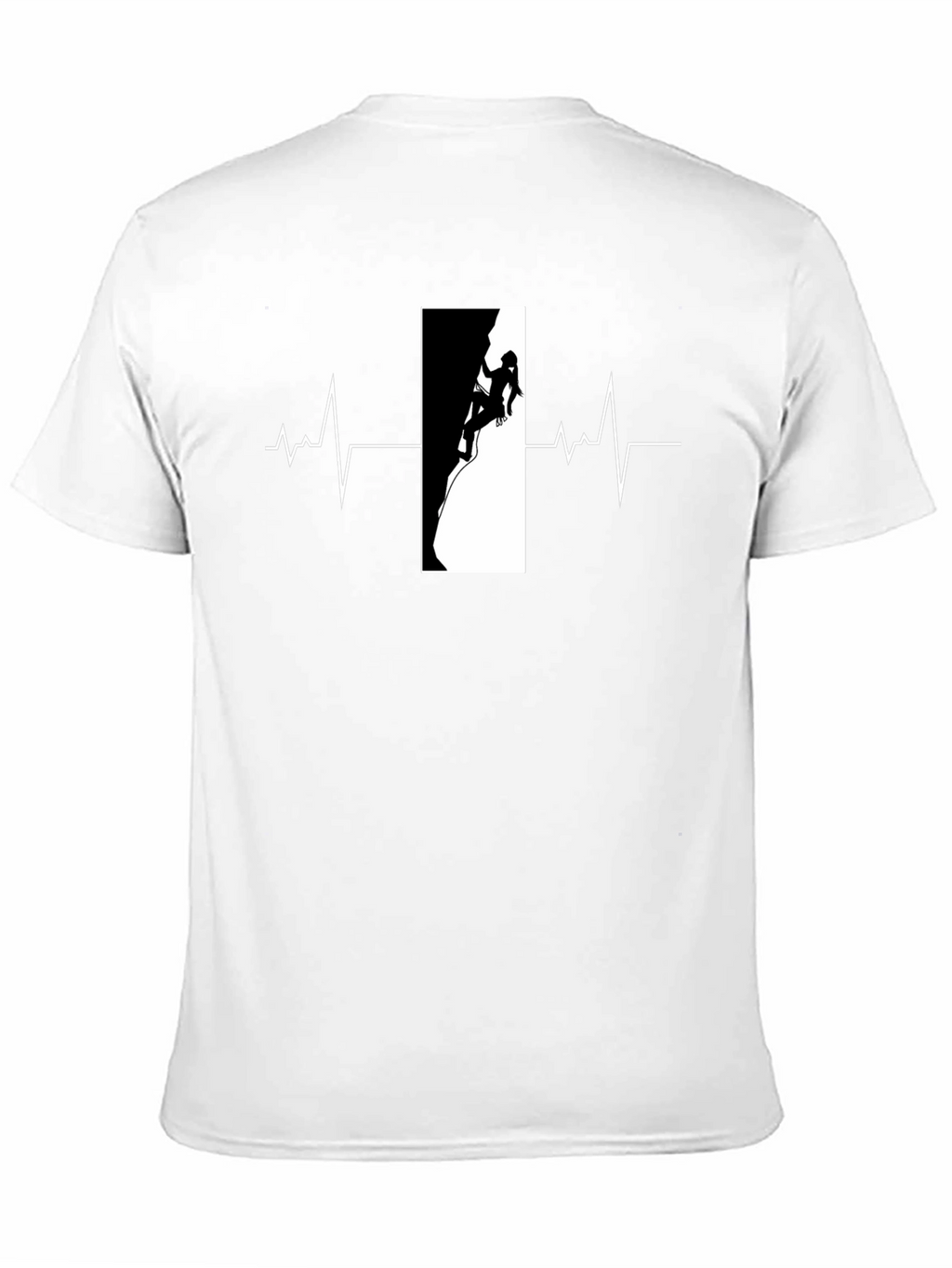 Climbing Heartbeat Black T-Shirt